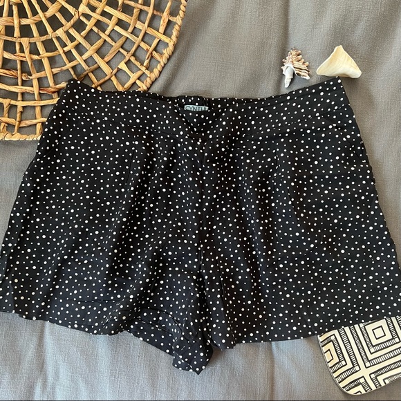 Cynthia Rowley Polka Dot Flowy Shorts - Picture 2 of 5